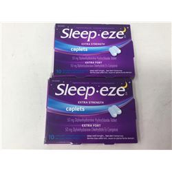 Lot of Sleep-eze Extra Strength Caplets (2 x 10)