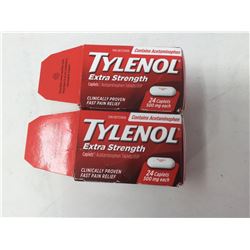Lot of Tylenol Extra Strength (2 x 24)