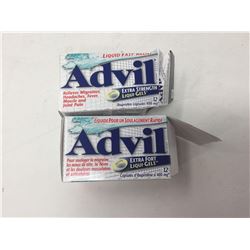 Lot of Advil Extra Strength Liqui-Gels (2 x 12)