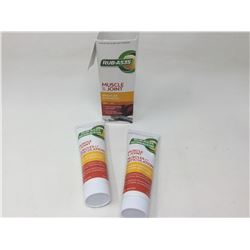 Lot of Rub-A535 Muscle & Joint Regular Strength Pain Reliever Cream (2 x 50g)