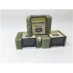 Bar 13 Soapworks Bar Soap- Tea Tree Peppermint (3 x 100g)