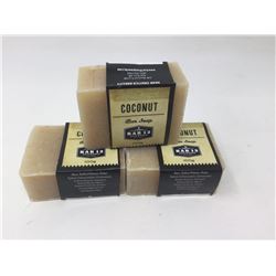 Bar 13 Soapworks Bar Soap- (3 x 100g) Coconut
