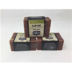 Bar 13 Soapworks Bar Soap- (3 x 100g) Clary Sage