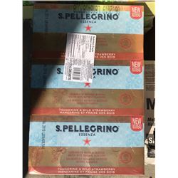 Case of S. Pellegrino Essenza- Tangerine & Wild Strawberry (3 x 8 x 330ml)