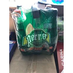 Lot of Perrier Pink Grapefruit Natural Carbonated Spring Water (6 x 1L)