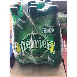 Lot of Perrier Natural Carbonated Spring Water (6 x 1L)