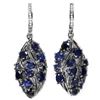 Image 1 : Natural Intense BLUE SAPPHIRE Earrings