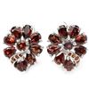 Image 1 : Natural Mozambique Garnet Earrings