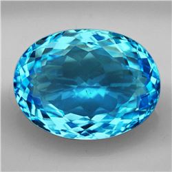 Natural Brillant Cut Sky Blue Topaz 30.40 Ct - VVS