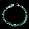 Image 2 : Natural  Neon Blue Apatite Bracelet