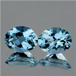 Natural AAA Santa Maria Blue Aquamarine Pair - FL