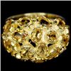 Image 1 : NATURAL AAA ORANGISH YELLOW CITRINE Ring