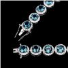 Image 3 : Natural Stunning London Blue Topaz Bracelet