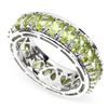 Image 1 : Natural 5x3mm Top Rich Green Peridot Ring