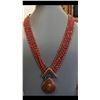Image 1 : Tibet Natural Stone Tribal Queen Royal Necklace