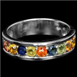 Natural Fancy Color Sapphire Ring