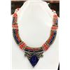 Image 1 : Tibet Natural Stone Tribal Queen Royal Necklace
