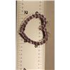 Image 4 : 7.50 CT PINK ROSE DE FRANCE AMETHYST HEART PENDANT