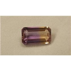 DAZZLING 7.54 CT BI COLOR AMETRINE .