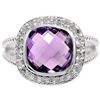 Image 1 : BEAUTIFUL NATURAL 4.8 CT AMETHYST RING