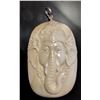 Image 1 : Hand Carved Antler  Lord of Wisdom Pendant