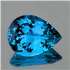 Image 1 : Natural Magnificent Swiss Blue Topaz 21x15 MM - FL