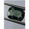 Image 1 : Natural Unreated Olive Green Sapphire 5.00 Cts - VVS