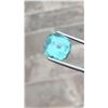 Image 3 : Natural Bluish Green Cushion Tourmaline 12.53 Cts - GIA