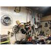 Image 1 : REMAINING CONTENTS ON WALL/CEILING INCLUDING WRENCHES, HAND TOOLS, DRILL BITS, THREADED ROD,