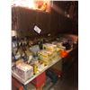 Image 1 : CONTENTS  OF LEFT TOOL BENCH AND CABINET INCLUDING HAND TOOLS, TOOL BOXES WITH