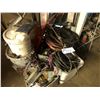 Image 1 : CONTENTS OF AREA INCLUDING CABLING, ELECTRICAL PARS AND MORE