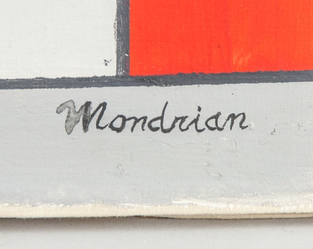 Piet Mondrian Dutch Oil Geometric Abstract