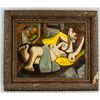 Image 2 : Pablo Picasso Spanish Cubist Oil Canvas Portrait
