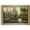 Image 1 : Canadian Oil on Board Landscape Artist Signed