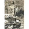 Image 1 : Maurice Cullen Canadian Charcoal Paper Circa 1920s