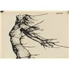 Image 1 : Polish Surrealist Ink on Paper Signed Illegibly