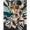 Image 1 : Lyubov Popova Russian Cubist Gouache on Paper