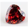 Image 3 : 6.04ct Heart Shaped Red Ruby Gemstone
