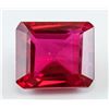 Image 1 : 18 Ct Emerald Cut Natural Ruby Gemstone AGSL