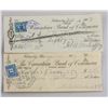 Image 1 : 1927 & 1937 Canadian Bank of Commerce Cheque 2 PC