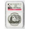 Image 1 : 2011 Chinese 10 Dollar Panda Silver Coin NGC MS70