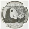 Image 3 : 2011 Chinese 10 Dollar Panda Silver Coin NGC MS70