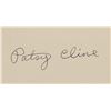 Image 1 : Patsy Cline Autographed Cut Card JSA Letter