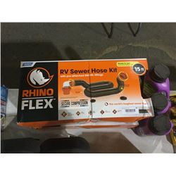 Rhino Flex RV Sewer Hose Kit 15ft