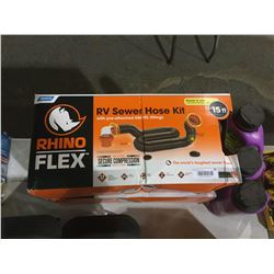 Rhino Flex RV Sewer Hose Kit 15ft