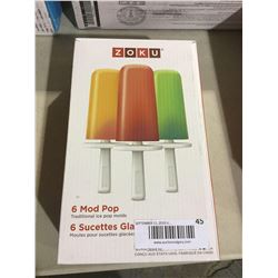 Zoku 6 Mod Pop Ice Pop Molds