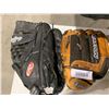 Image 2 : Lot of 3 Baseball Mitts