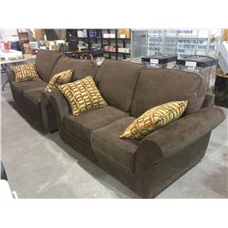 NEW Choco Love Seat, Sofa Set Lot of 2