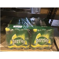 Perrier Lemon Carbonated Natural Spring Water (4 x 6 x 500mL)