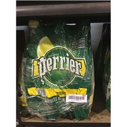 Perrier Lemon Carbonated Natural Spring Water (6 x 1L)